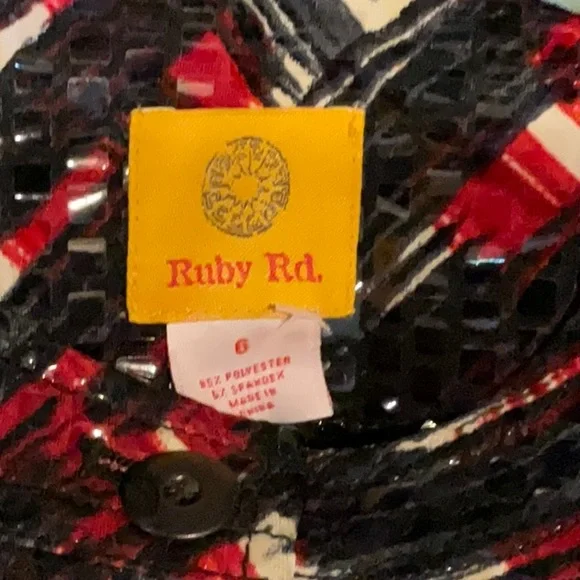 Ruby Rd. Multicolor Patterned Blazer - Picture 2 of 4